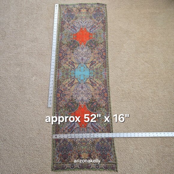 Etro Scarf Wool Silk - Picture 3 of 12